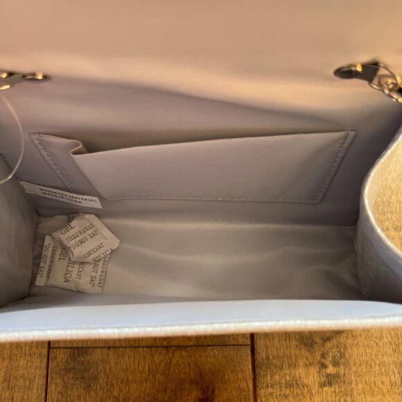 Imoshion Women's Silver Studded Evening Handbag Clutch Purse Removable Straps - Picture 11 of 15